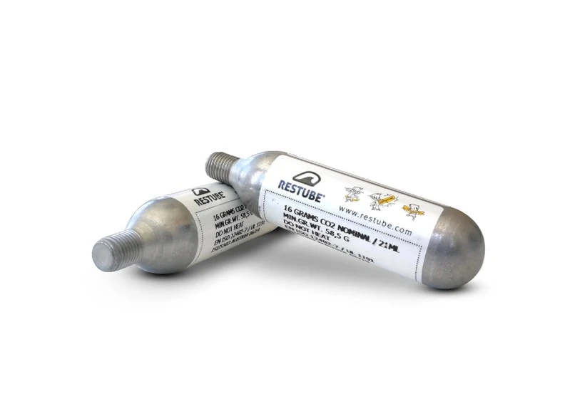 CARTOUCHES DE RECHANGE CO2 16G RESTUBE (2 UNITES) 1 CARTOUCHES DE RECHANGE CO2 16G RESTUBE (2 UNITES)