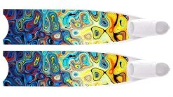 Palmes De Plongée Fibre De Verre GLASS SEMI-TRANSPARENT BI-FINS LEADERFINS