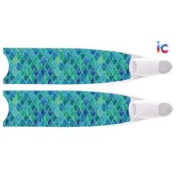 Palmes De Plongée Fibre De Verre BRIGHT BLUE BI-FINS LEADERFINS