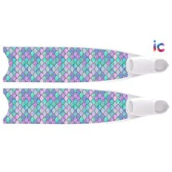 Palmes De Plongée Fibre De Verre PURPLE GOLDEN BI-FINS LEADERFINS