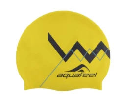 Bonnet De Bain ZIG ZAG JAUNE AQUAFEEL