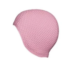 Bonnet De Bain Gaufré BUBBLE CAP ROSE PASTEL FASHY