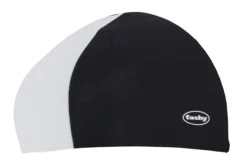 BONNET DE BAIN TISSU NOIR / BLANC FASHY
