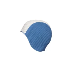 Bonnet De Bain Gaufré BUBBLE CAP BLEU / BLANC FASHY