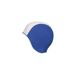 Bonnet De Bain Gaufré BUBBLE CAP BLEU MARINE / BLANC FASHY