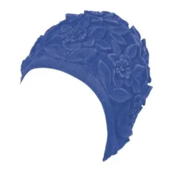 BONNET DE BAIN LATEX ORNEMENT BLEU BECO