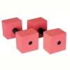 HALTERES AQUATIQUES CARREES ROUGE CALUNEA