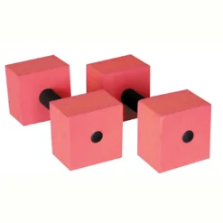 HALTERES AQUATIQUES CARREES ROUGE CALUNEA