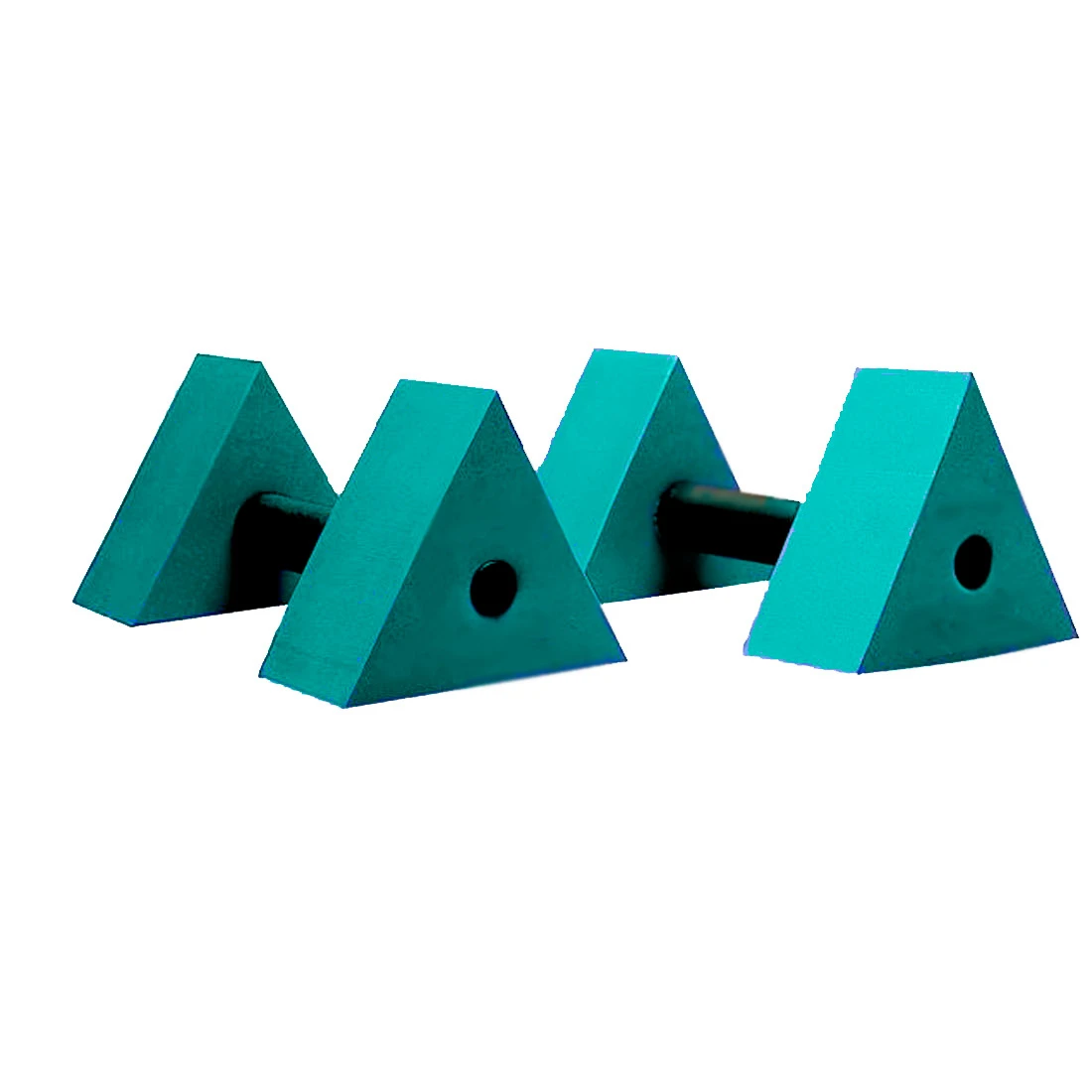 HALTERES AQUATIQUES TRIANGULAIRES VERT CALUNEA 1 HALTERES AQUATIQUES TRIANGULAIRES VERT CALUNEA