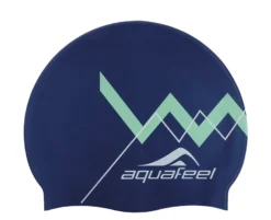 Bonnet De Bain ZIG ZAG BLEU AQUAFEEL