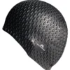 Bonnet De Bain Gaufré BUBBLE CAP BICE NOIR AQUARAPID