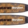 Palmes De Plongée Fibre De Verre BROWN CAMOUFLAGE FINS LEADERFINS