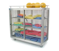 GRAND CHARIOT DE RANGEMENT EN ALUMINIUM SUPER GOLFINHO