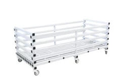 CHARIOT DE RANGEMENT EN PVC LARGE GOLFINHO