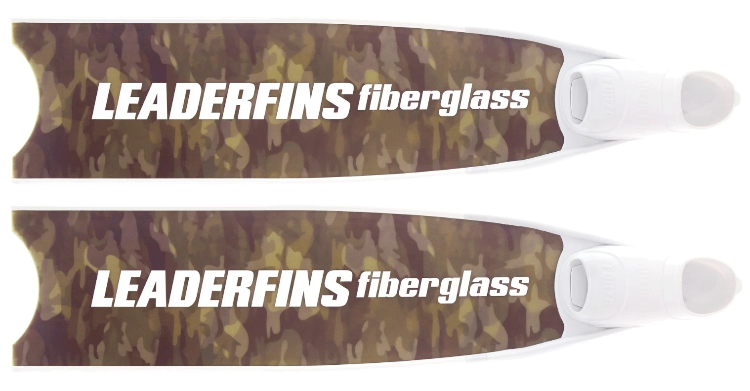 Palmes De Plongée Fibre De Verre GREEN CAMOUFLAGE FINS LEADERFINS 2 Palmes De Plongée Fibre De Verre GREEN CAMOUFLAGE FINS LEADERFINS – Image 2