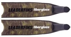 Palmes De Plongée Fibre De Verre GREEN CAMOUFLAGE FINS LEADERFINS