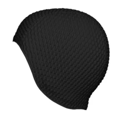 Bonnet De Bain Gaufré BUBBLE CAP NOIR FASHY