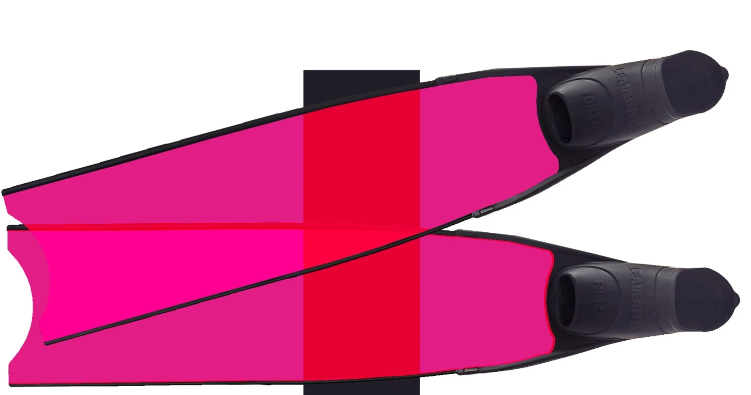 Palmes De Plongée Fibre De Verre PINK SEMI-TRANSPARENT BI-FINS LEADERFINS 2 Palmes De Plongée Fibre De Verre PINK SEMI-TRANSPARENT BI-FINS LEADERFINS – Image 2