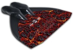 MONOPALME AVEC ANGLE HYPER LAVA FIBRE DE VERRE / CARBONE LEADERFINS