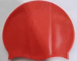 BONNET DE BAIN SILICONE ROUGE VIF CALUNEA