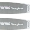 Palmes De Plongée Fibre De Verre METALIC SILVER BI-FINS LEADERFINS