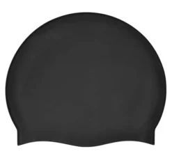 BONNET DE BAIN SILICONE NOIR CALUNEA