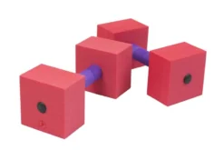 HALTERES AQUATIQUES CARREES ROUGES LEISIS