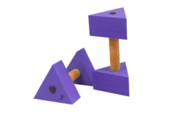 HALTERES AQUATIQUES TRIANGULAIRES VIOLETTES LEISIS