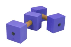 HALTERES AQUATIQUES CARREES VIOLETTES LEISIS