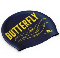 Bonnet De Bain Silicone BUTTERFLY BLEU MARINE TURBO